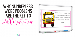 Blog Header Numberless Word Problems Are the Key To Differentiation