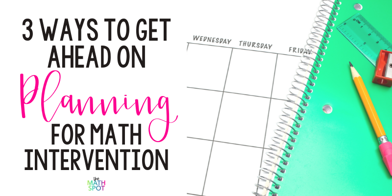 Math Intervention Plan Blog Header