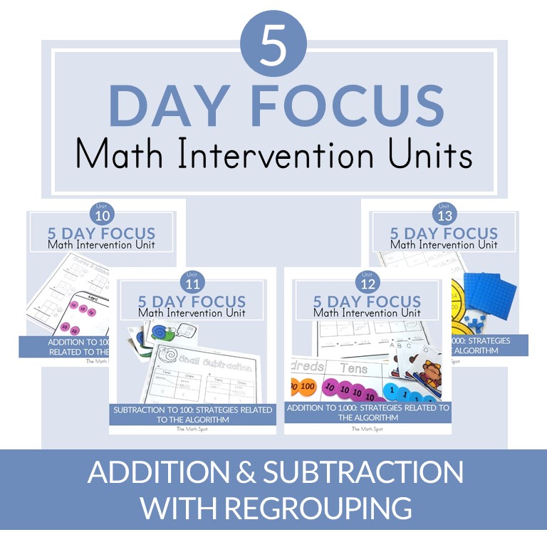 Addition and Subtraction With Regrouping Unit on TPT