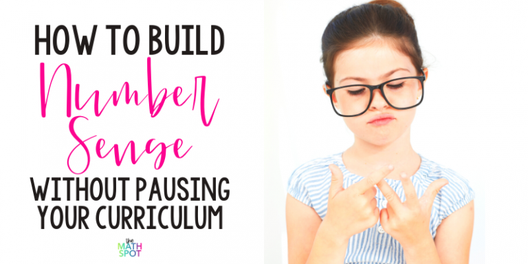 How To Build Number Sense Without Putting a Stop to Your Regular ...