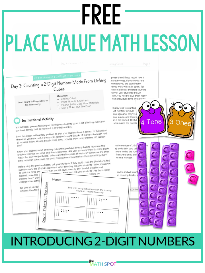 Introducing Place Value To 1st And 2nd Graders The Math Spot