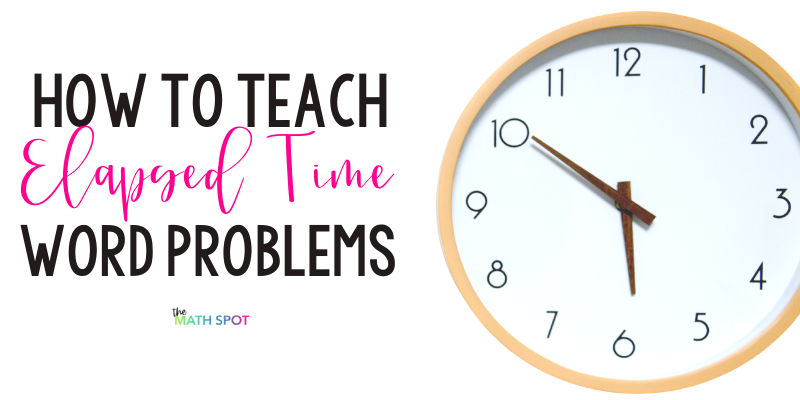 How to Teach Elapsed Time Word Problems Blog Header