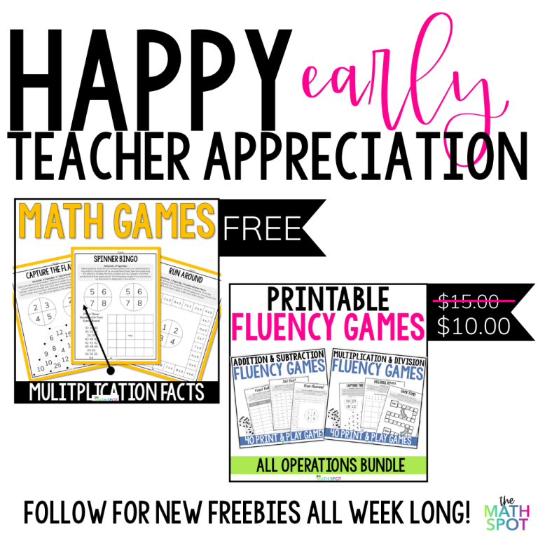 Happy Teacher Appreciation 2023 The Math Spot