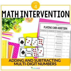 4th Grade Multi Digit Addition and Subtraction Unit | Math Intervention RTI