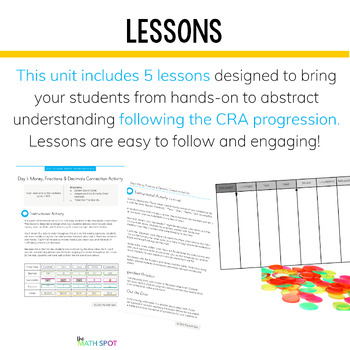 Decimal Place Value Reading Writing and Comparing Decimals RtI Intervention Unit - Image 3