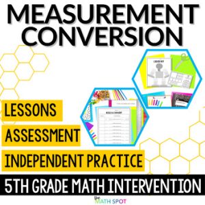 Measurement Conversion Activities | Converting Measurements Math Intervention