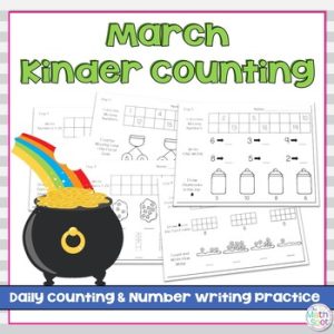 St Patricks Day Kindergarten Math Worksheets