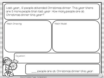 Christmas Word Problems for Addition and Subtraction - Image 4