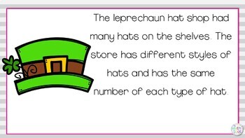 St. Patrick's Day Numberless Word Problems Multiplication and Division - Image 3