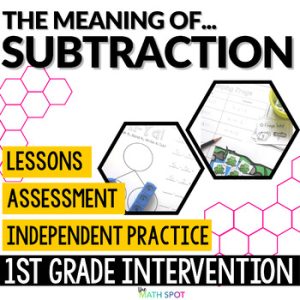 Subtraction to 10 | 1st Grade Small Group Math Intervention Unit