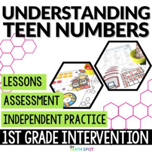 Teen Numbers Unit | 1st Grade Small Group Math Intervention