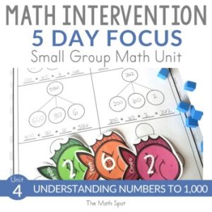 2nd Grade Place Value Unit | Small Group Math Intervention